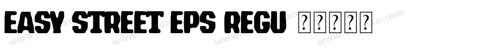Easy Street EPS Regu字体转换